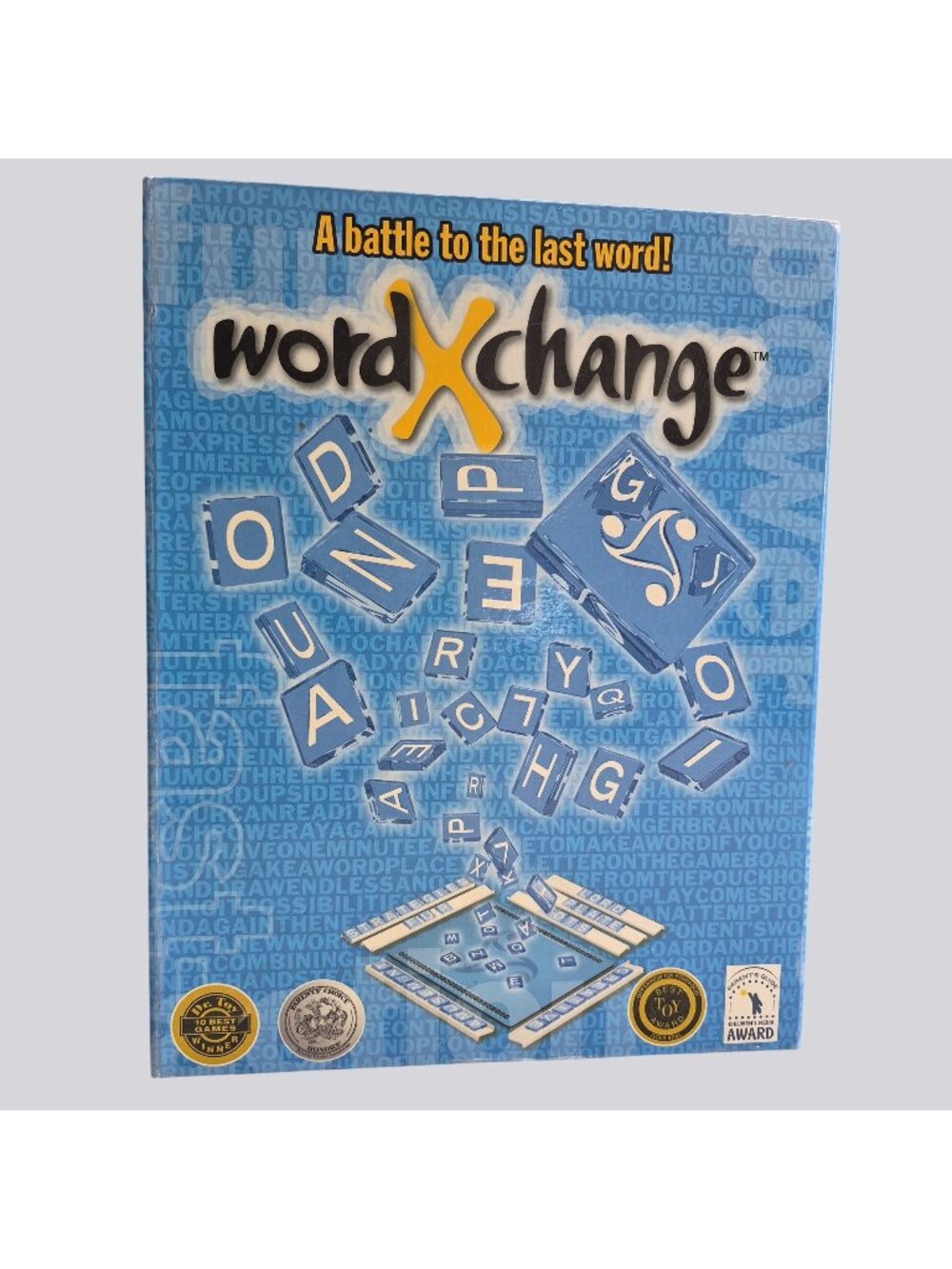 WordXchange Board Game Anagram Word Strategy Game Age 10+ Award-Winning Complete